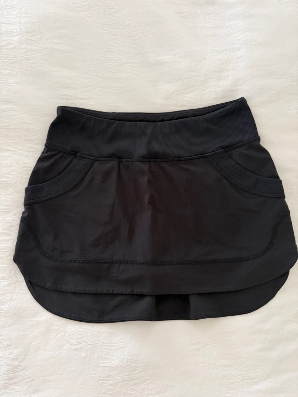 lululemon athletica Black Athletic Skort with Inner Shorts
